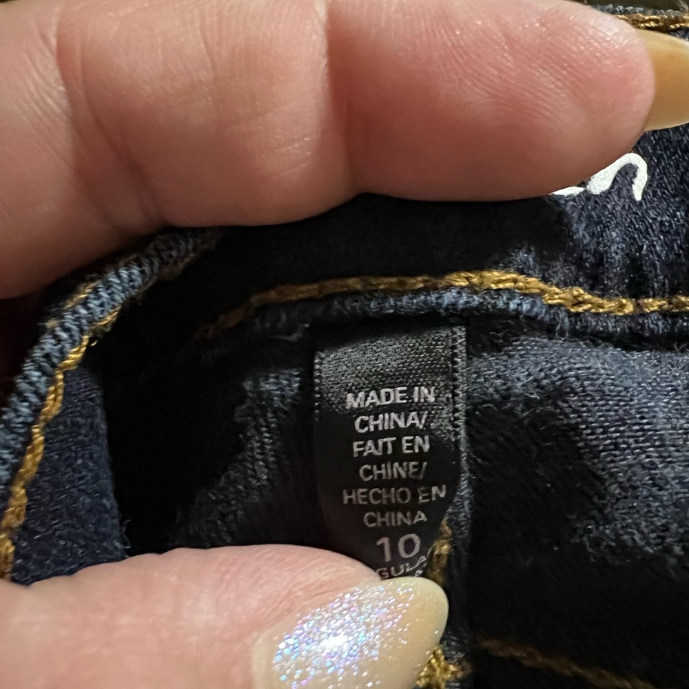 Victoria secret Jeans dark wash size 10 euc